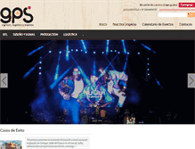 Tablet Screenshot of gpslogisticayeventos.com
